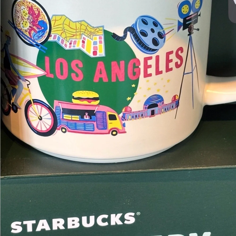 NiB Starbuck Discovery Series Los Angeles Souvenir Classic Mug full size